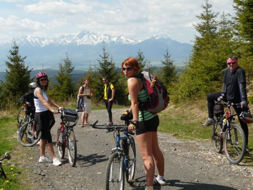 Pohľad z Levočských vrchov na Vysoké Tatry