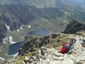 Pohľad na Krivánske Zelené pleso